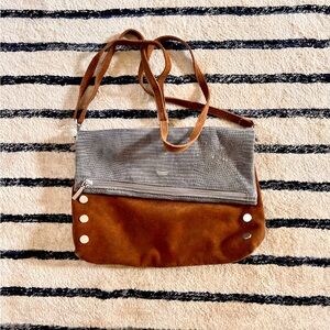 Hammitt Chic Brown and Gray Crossbody Bag
